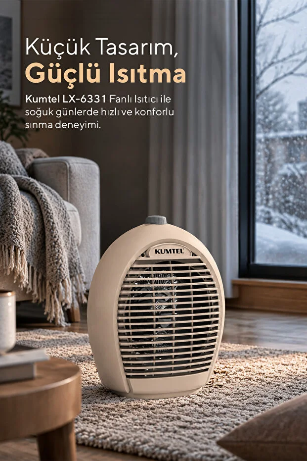 Fanlı Isıtıcı 2000 W LX-6331 Bej